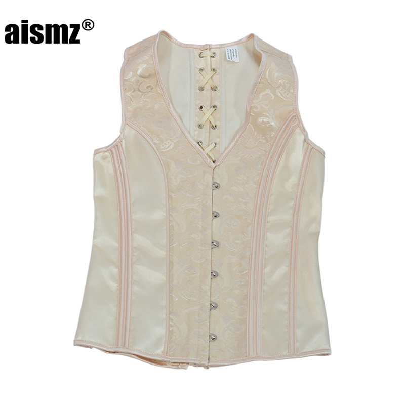Men's Tracksuits Aismz Underwear Slim Fit Tank Top Shapewear Chest Binder Waistcoat Vest Jacket Steampunk Gothic Corset For Men Shapers 230419