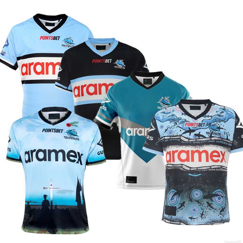 Men's T-Shirts 2022 2023 sharks Heritage rugby jersey Indigenous HOME away JERSEYS Australia CRONULLA SHARKS rugby shirt BIG SIZE, Anzac custom
Men's T-Shirts 2022 2023 sharks Heritage rugby jersey Indigenous HOME away JERSEYS Australia CRONULLA SHARKS rugby shirt BIG SIZE, Anzac custom