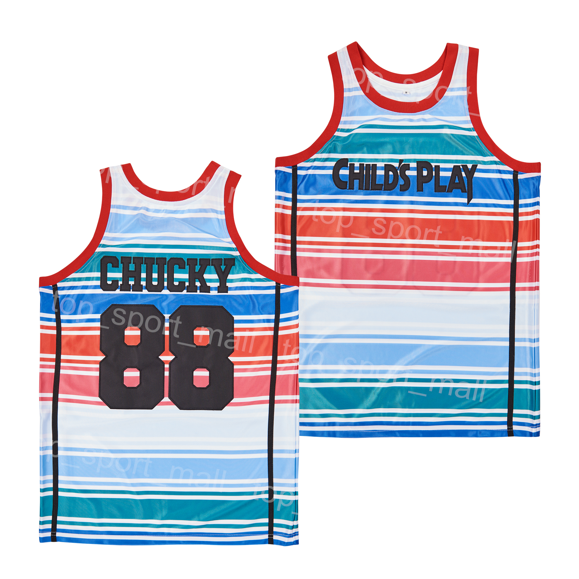 Movie Basketball Film 1988 Chucky 88 Child's Play Jersey High School Summer Breathable Retro HipHop For Sport Fans Pure Cotton College Shirt HipHop Team White, Black
Movie Basketball Film 1988 Chucky 88 Child's Play Jersey High School Summer Breathable Retro HipHop For Sport Fans Pure Cotton College Shirt HipHop Team White, Black