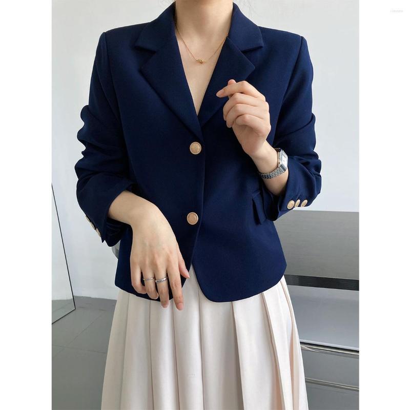 Women's Suits Woman Long-sleeve Short Blazer Female Loose Casual Notched Outwear Suit For Autumn Spring High-quality Jacket 8-5, Oat color 
Women's Suits Woman Long-sleeve Short Blazer Female Loose Casual Notched Outwear Suit For Autumn Spring High-quality Jacket 8-5, Oat color