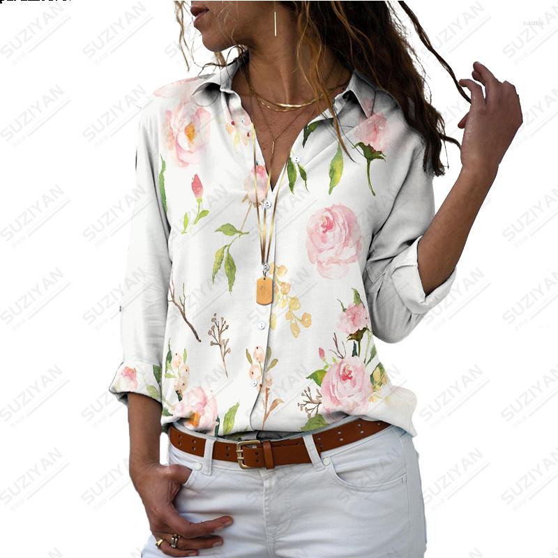 Women's Blouses 2023Women's Summer Shirt Long Sleeve Elegant Flower 3D Printing Selling Women's Polo Button Casual Commuter Top, Pmm1072fe
Women's Blouses 2023Women's Summer Shirt Long Sleeve Elegant Flower 3D Printing Selling Women's Polo Button Casual Commuter Top, Pmm1072fe