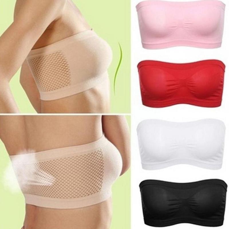 Bras Seamless Strapless Bra Women Lady Sexy Crop Top Wrapped Tube Backless Invisible For O9D4
Bras Seamless Strapless Bra Women Lady Sexy Crop Top Wrapped Tube Backless Invisible For O9D4