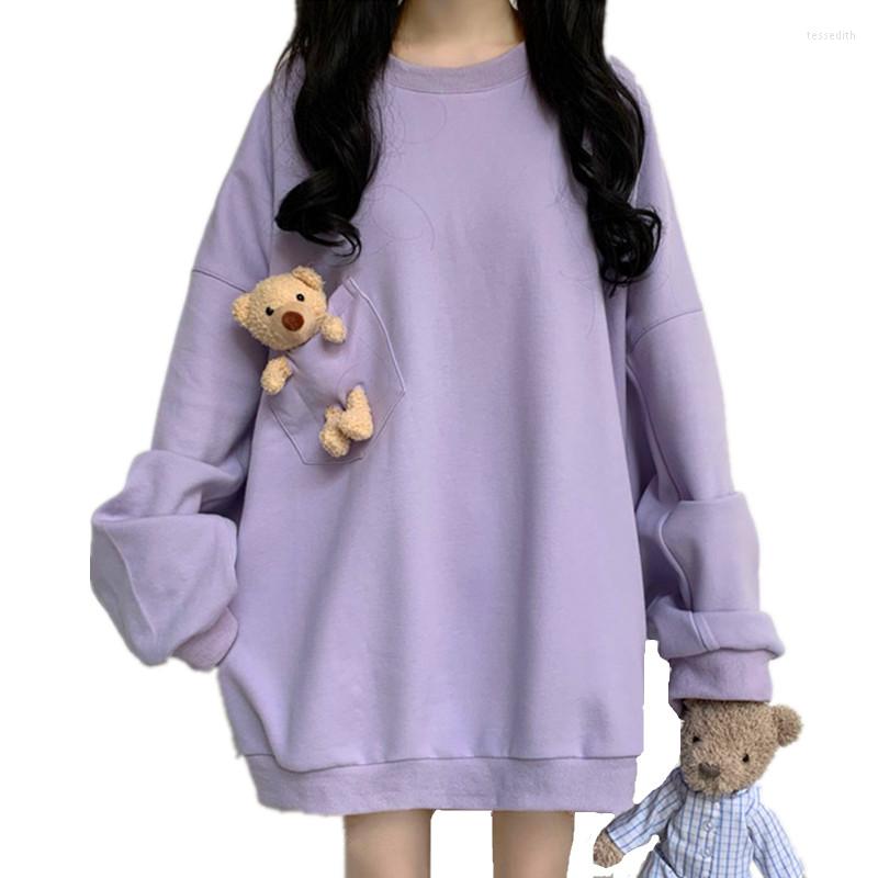 Women's Hoodies 2023 Spring Women Harajuku Kawaii Hoodie Soft Pullover Sweatshirt With Pocket Plush Bear Solid Outwear Oversize Casual Hoody, White
Women's Hoodies 2023 Spring Women Harajuku Kawaii Hoodie Soft Pullover Sweatshirt With Pocket Plush Bear Solid Outwear Oversize Casual Hoody, White