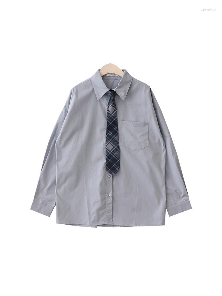 Women's Blouses Spring Summer Women Lapel Long Sleeve Baggy Shirt 2023 Simple Casual Female Chiffon BF Vintage Preppy Style Chic, Blue
Women's Blouses Spring Summer Women Lapel Long Sleeve Baggy Shirt 2023 Simple Casual Female Chiffon BF Vintage Preppy Style Chic, Blue