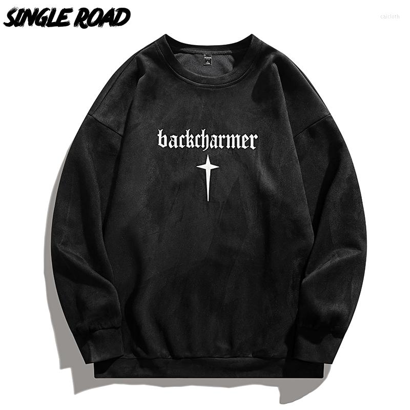 Men's Hoodies Single Road Mens Suede Sweatshirt Men 2023 Urban Oversized Harajuku Crewneck Sweatshirts Japanese Streetwear Printed Pullover, Coffee sweatshirt
Men's Hoodies Single Road Mens Suede Sweatshirt Men 2023 Urban Oversized Harajuku Crewneck Sweatshirts Japanese Streetwear Printed Pullover, Coffee sweatshirt