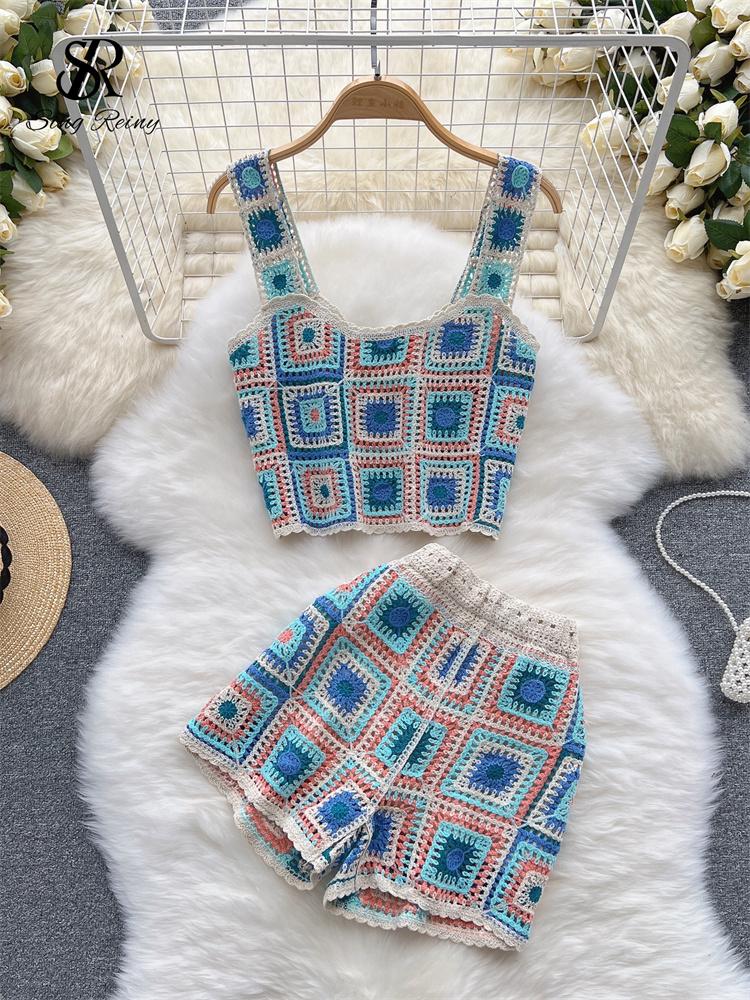 Dress SINGREINY HOLLOW OUT PLAID KNITTED SET WOMEN RETRO SUMMER 2022 STRAP BACKLESS ELASTIC WAIST MINI SHORTS FASHION TWO PIECE SET, Yellow
Dress SINGREINY HOLLOW OUT PLAID KNITTED SET WOMEN RETRO SUMMER 2022 STRAP BACKLESS ELASTIC WAIST MINI SHORTS FASHION TWO PIECE SET, Yellow