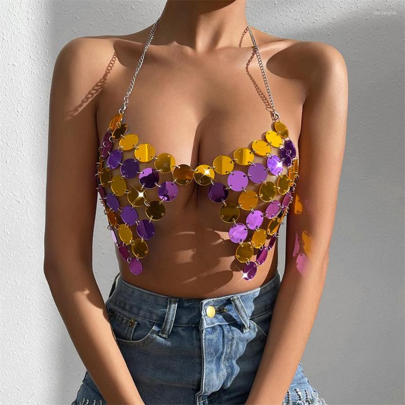 Women's Tanks 2023 Summer Nightclub Acrylic Chain Backless Slim Fit Hollow Out Sexy Short Vest For Women, Multicolor
Women's Tanks 2023 Summer Nightclub Acrylic Chain Backless Slim Fit Hollow Out Sexy Short Vest For Women, Multicolor