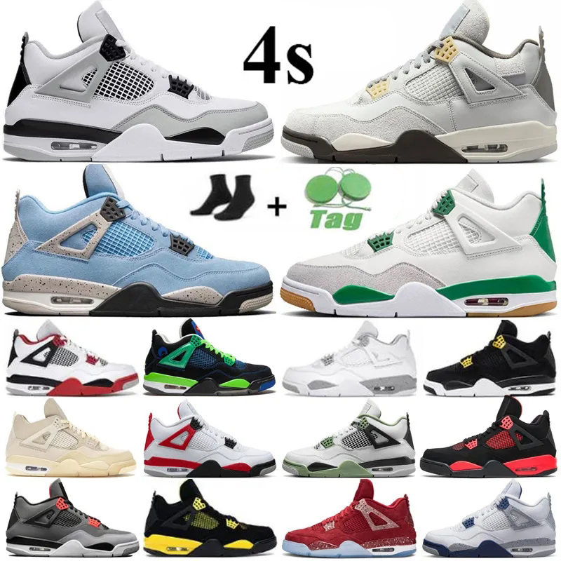 Jumpman Military Black 4 4s Basketball Shoes Mens Women University Blue Mens Canvas Cement Cat Cream Sail Red Thunder White Oreo Infrared Pine Green Trainer Sneakers
Jumpman Military Black 4 4s Basketball Shoes Mens Women University Blue Mens Canvas Cement Cat Cream Sail Red Thunder White Oreo Infrared Pine Green Trainer Sneakers