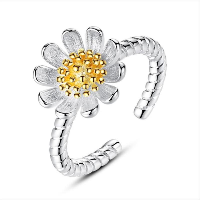 Cluster Rings TJP Trendy Daisy Female Finger Jewelry Charm Silver 925 For Women Lady Birthday Valentine's Day Girl Lovers Gift
Cluster Rings TJP Trendy Daisy Female Finger Jewelry Charm Silver 925 For Women Lady Birthday Valentine's Day Girl Lovers Gift