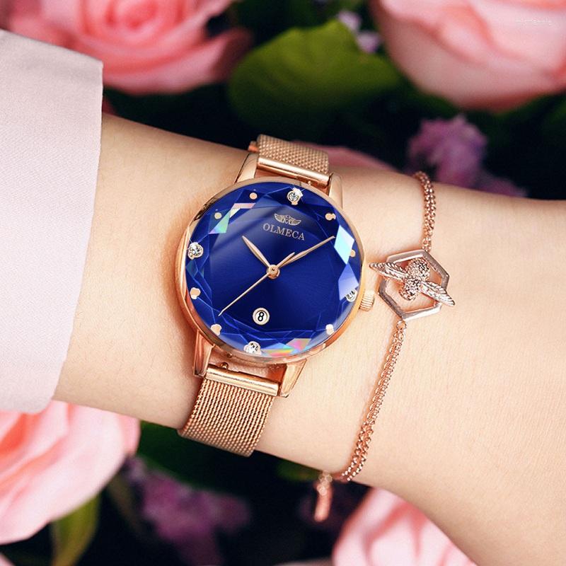 Wristwatches 2023 Fashion Ladies Quartz Wrist Watch For Women Casual Girls Wristwatch Gifts Diamond Convex Blue, White
Wristwatches 2023 Fashion Ladies Quartz Wrist Watch For Women Casual Girls Wristwatch Gifts Diamond Convex Blue, White