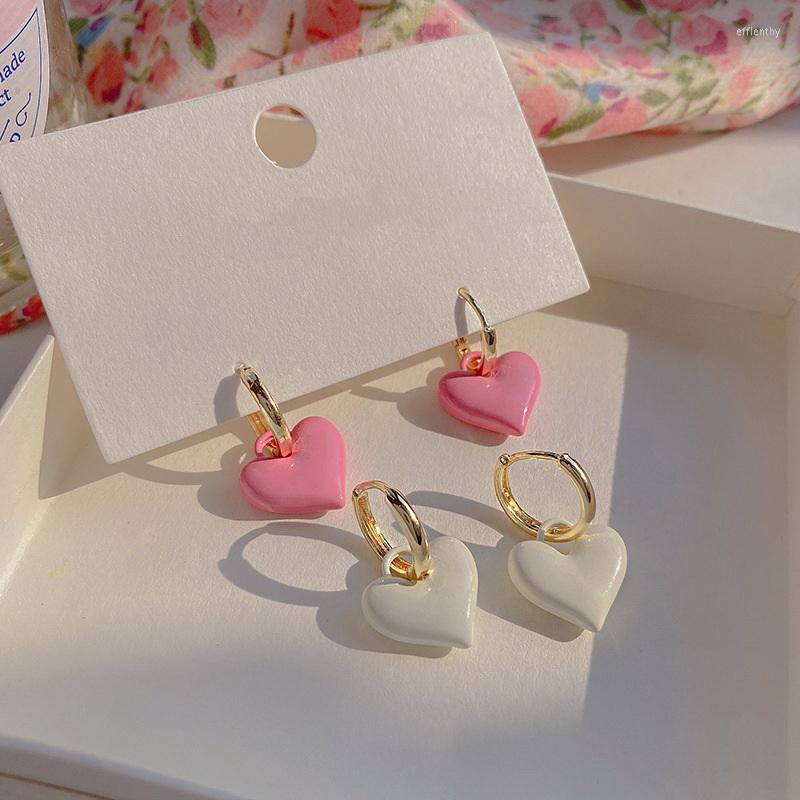 Hoop Earrings Sweet White Pink Peach Heart Y2k Style Aesthetic Jewelry For Women Korean Cute Metal Circle Girls Gift
Hoop Earrings Sweet White Pink Peach Heart Y2k Style Aesthetic Jewelry For Women Korean Cute Metal Circle Girls Gift