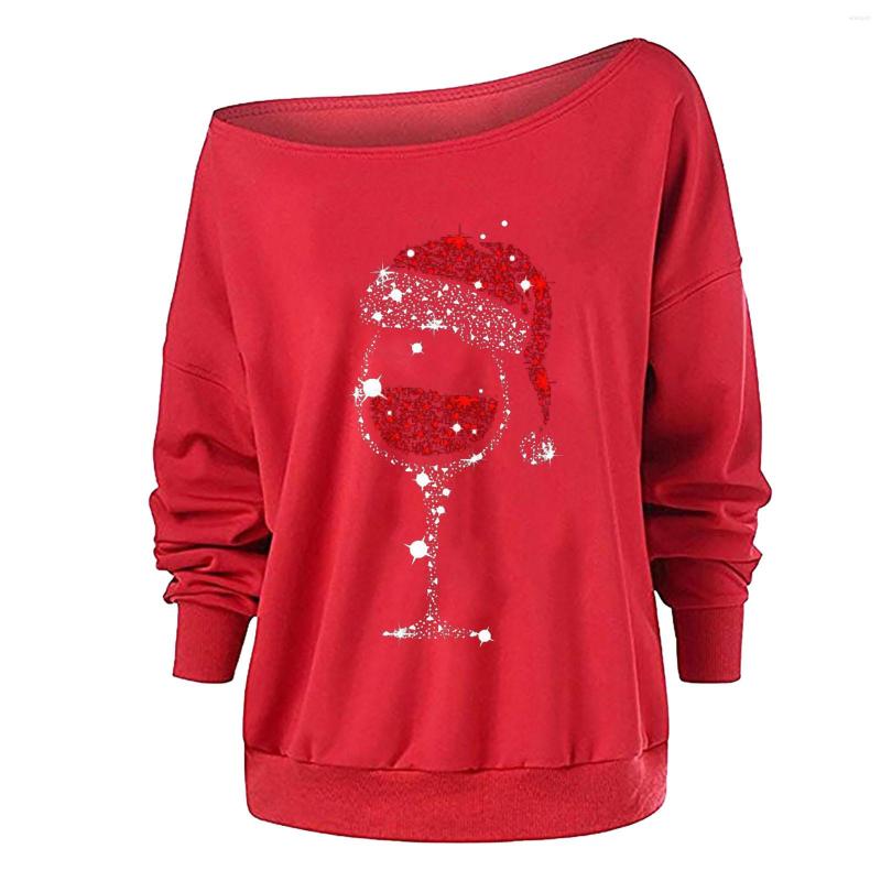 Women's Hoodies Top Selling Sweatshirt Women's Casual Skew Long Sleeve Pullover Collar Christmas Print Blouse Support Wholesale Drop, Black
Women's Hoodies Top Selling Sweatshirt Women's Casual Skew Long Sleeve Pullover Collar Christmas Print Blouse Support Wholesale Drop, Black