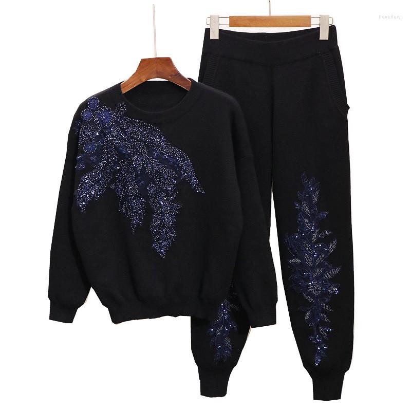 Women's Two Piece Pants 2023 Winter Set Women Sweater Sets Fashion Knitted Long Track Suits Autumn Girl Suit, Picture color
Women's Two Piece Pants 2023 Winter Set Women Sweater Sets Fashion Knitted Long Track Suits Autumn Girl Suit, Picture color
