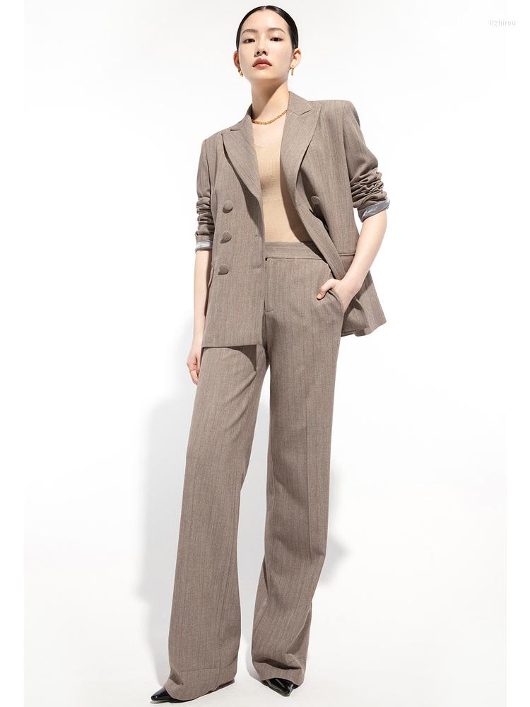 Women's Two Piece Pants High End Professional Suit Women's Spring And Autumn Fashion Style Senior Sense Female President's Formal, Khaki
Women's Two Piece Pants High End Professional Suit Women's Spring And Autumn Fashion Style Senior Sense Female President's Formal, Khaki