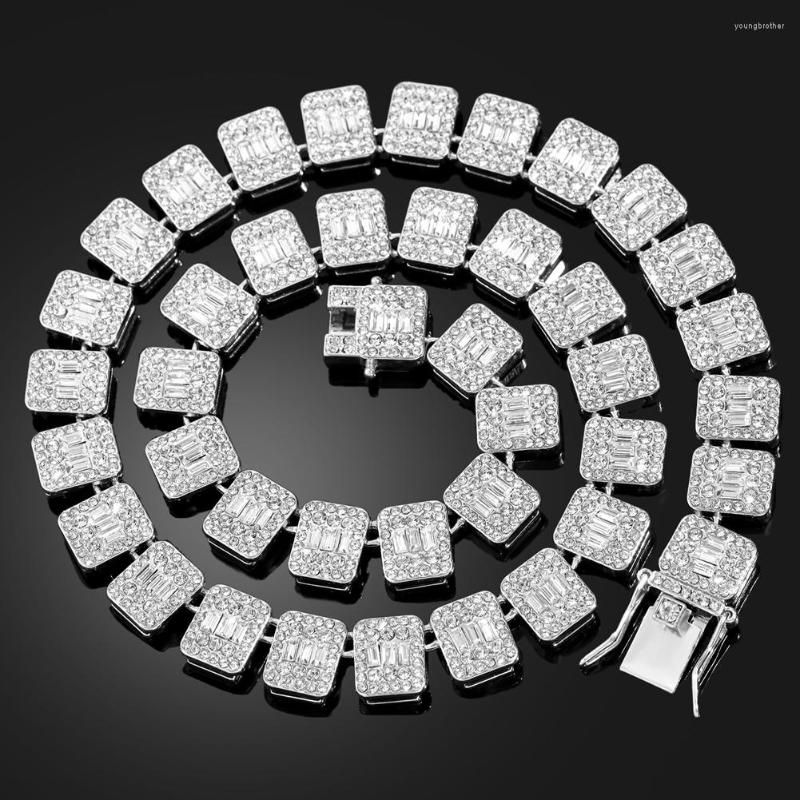 Chains Women Iced Out Chain Baguette Tennis Necklace Gold Silver Color Bling Square Crystal Paved Choker Necklaces HipHop Jewelry
Chains Women Iced Out Chain Baguette Tennis Necklace Gold Silver Color Bling Square Crystal Paved Choker Necklaces HipHop Jewelry