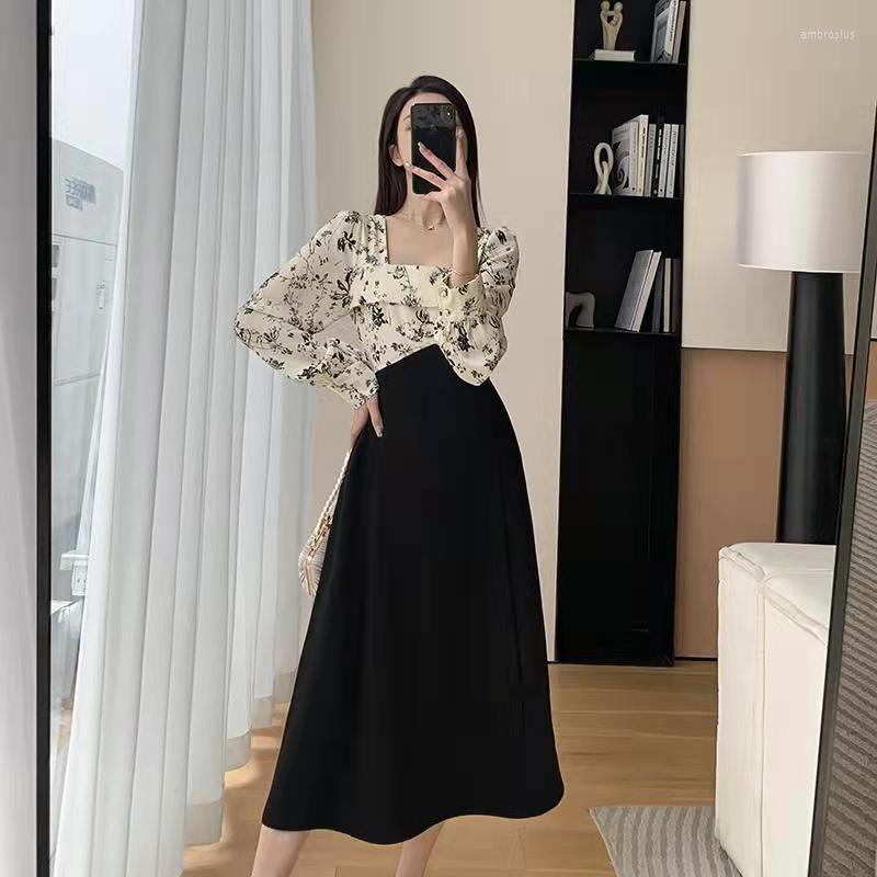 Casual Dresses Puff Sleeve Maxi Dress Women Black Square Collar Long Robe Femme Office Lady Vestidos De Verano Mujer 2023 Korean Fashion
Casual Dresses Puff Sleeve Maxi Dress Women Black Square Collar Long Robe Femme Office Lady Vestidos De Verano Mujer 2023 Korean Fashion