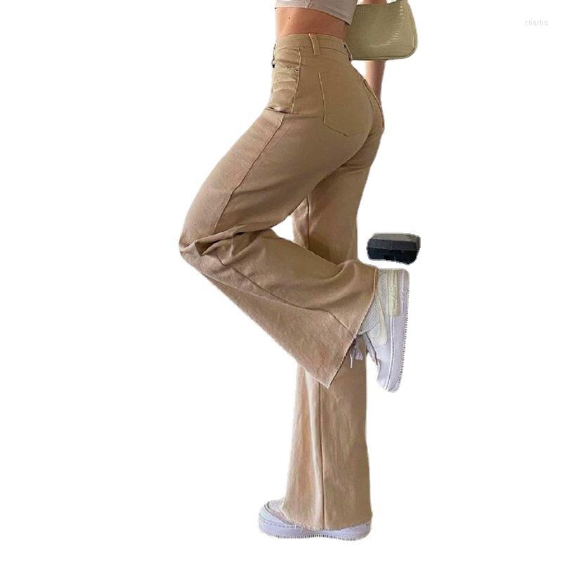 Women' Pants Jeans Women' 2023 High-waisted Trend Solid Color Straight Slacks Mopping Daddy Sweatpants Y2k, Brown
Women' Pants Jeans Women' 2023 High-waisted Trend Solid Color Straight Slacks Mopping Daddy Sweatpants Y2k, Brown