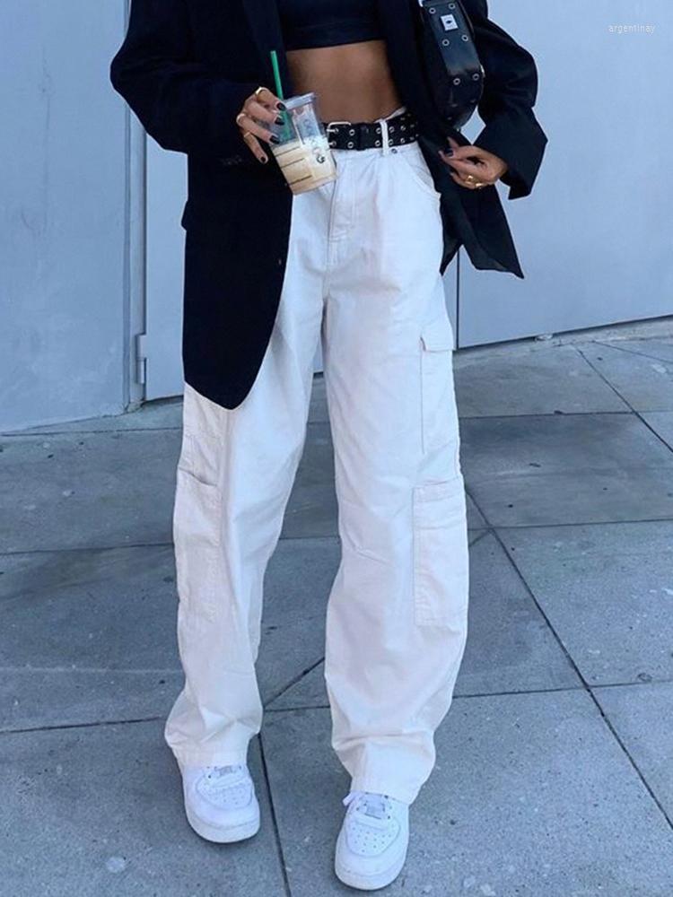 Women' Jeans 2023 Fashion Streetwear Women Pocket High Waist Korean Casual Straight Harajuku Denim Pants Baggy Cargo, Black
Women' Jeans 2023 Fashion Streetwear Women Pocket High Waist Korean Casual Straight Harajuku Denim Pants Baggy Cargo, Black
