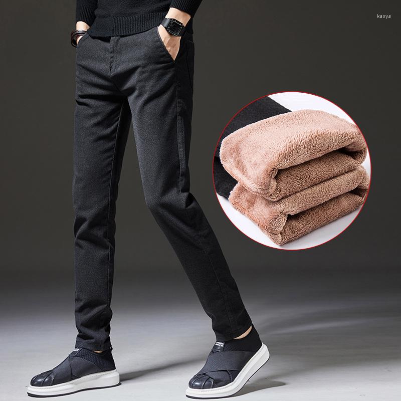 Men's Suits 2023 Winter Mens Warm Fleece Casual Pants Business Fashion Slim Fit Stretch Thicken Gray Blue Black Cotton Trousers Male, Grey fleece
Men's Suits 2023 Winter Mens Warm Fleece Casual Pants Business Fashion Slim Fit Stretch Thicken Gray Blue Black Cotton Trousers Male, Grey fleece