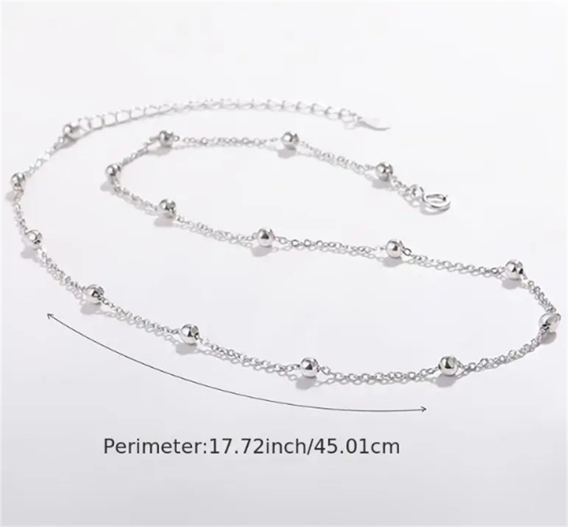 Gorgeous 925 Sterling Silver Necklace - Perfect Gift for the Stylish Woman in Your Life!
Gorgeous 925 Sterling Silver Necklace - Perfect Gift for the Stylish Woman in Your Life!