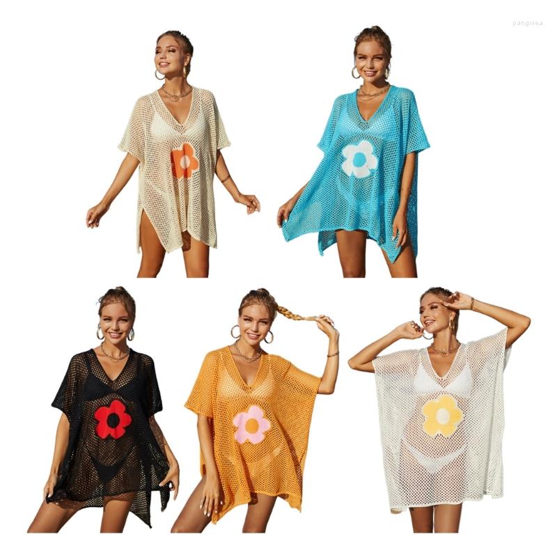 Women's Swimwear Womens Split Side Crochet Knitted Beach Bikini Cover Ups Short Sleeve Deep V-Neck Mesh Bathing Suit Swimsuit, Orange
Women's Swimwear Womens Split Side Crochet Knitted Beach Bikini Cover Ups Short Sleeve Deep V-Neck Mesh Bathing Suit Swimsuit, Orange