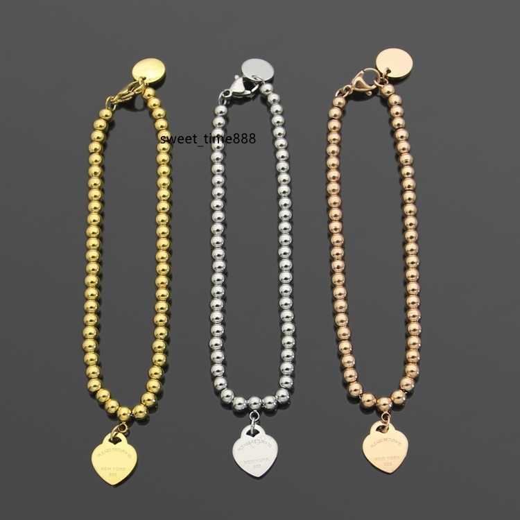 Luxury beaded bracelets designer Chain women necklace bracelet classic heart set 18K gold girl Valentine's Day love gift stainless steel jewelry with box
Luxury beaded bracelets designer Chain women necklace bracelet classic heart set 18K gold girl Valentine's Day love gift stainless steel jewelry with box