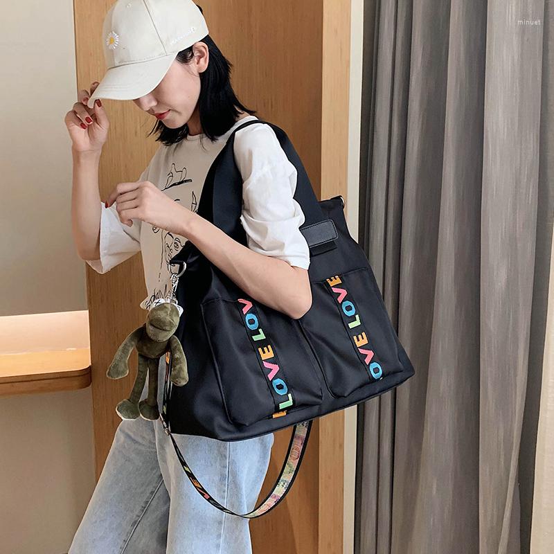 Shoulder Bags Large Capacity Light Commuting Canvas Oxford Women's Single Extra Bag, Black2
Shoulder Bags Large Capacity Light Commuting Canvas Oxford Women's Single Extra Bag, Black2