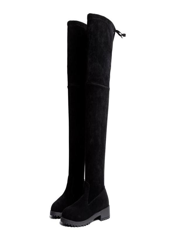 r The Knee snow Boots women Lace Up low Heels dress Thigh High Boots shoes Winter women Boots mujer 5818333166, Black
r The Knee snow Boots women Lace Up low Heels dress Thigh High Boots shoes Winter women Boots mujer 5818333166, Black