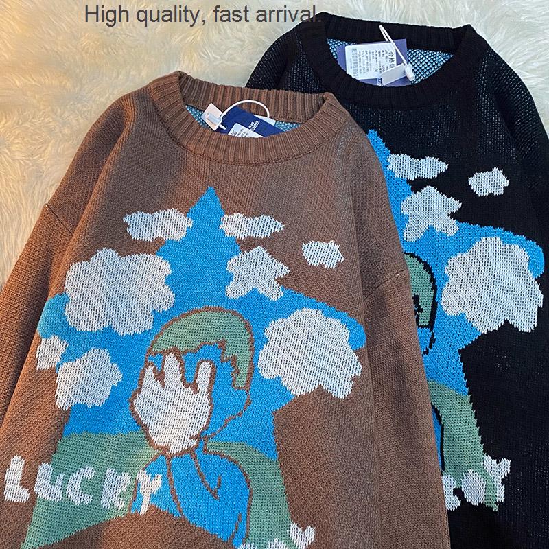 Men's Sweaters Men's Autumn Sweater And Winter Knitwear Teen Trend Round Neck Loose Couple Fashion Men Clothes Mens, Black
Men's Sweaters Men's Autumn Sweater And Winter Knitwear Teen Trend Round Neck Loose Couple Fashion Men Clothes Mens, Black