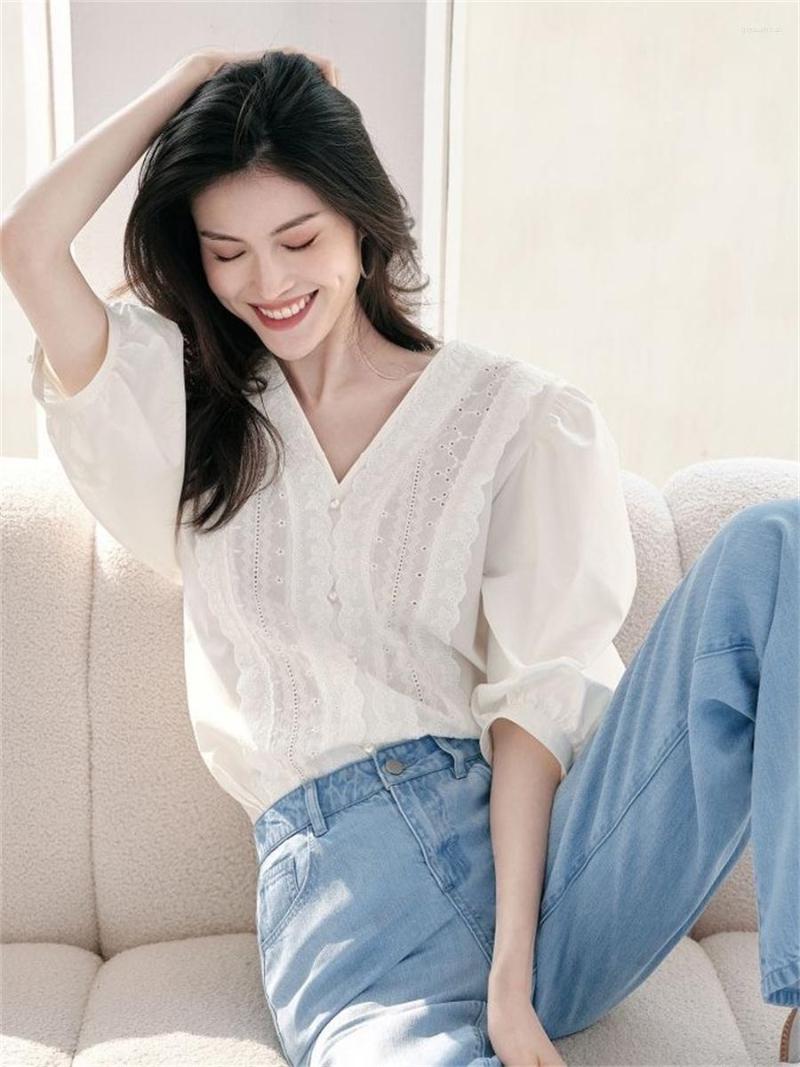 Women's Blouses Women Spring Summer Style Shirts Lady Casual Half Sleeve V-Neck Bow Tie Decor Blusas Tops ZZ1806, White
Women's Blouses Women Spring Summer Style Shirts Lady Casual Half Sleeve V-Neck Bow Tie Decor Blusas Tops ZZ1806, White