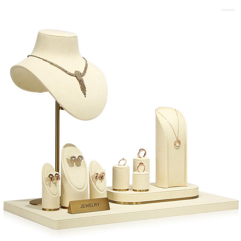 Jewelry Pouches Display Props Beige Microfiber Window Set Necklace Rack Earrings
Jewelry Pouches Display Props Beige Microfiber Window Set Necklace Rack Earrings