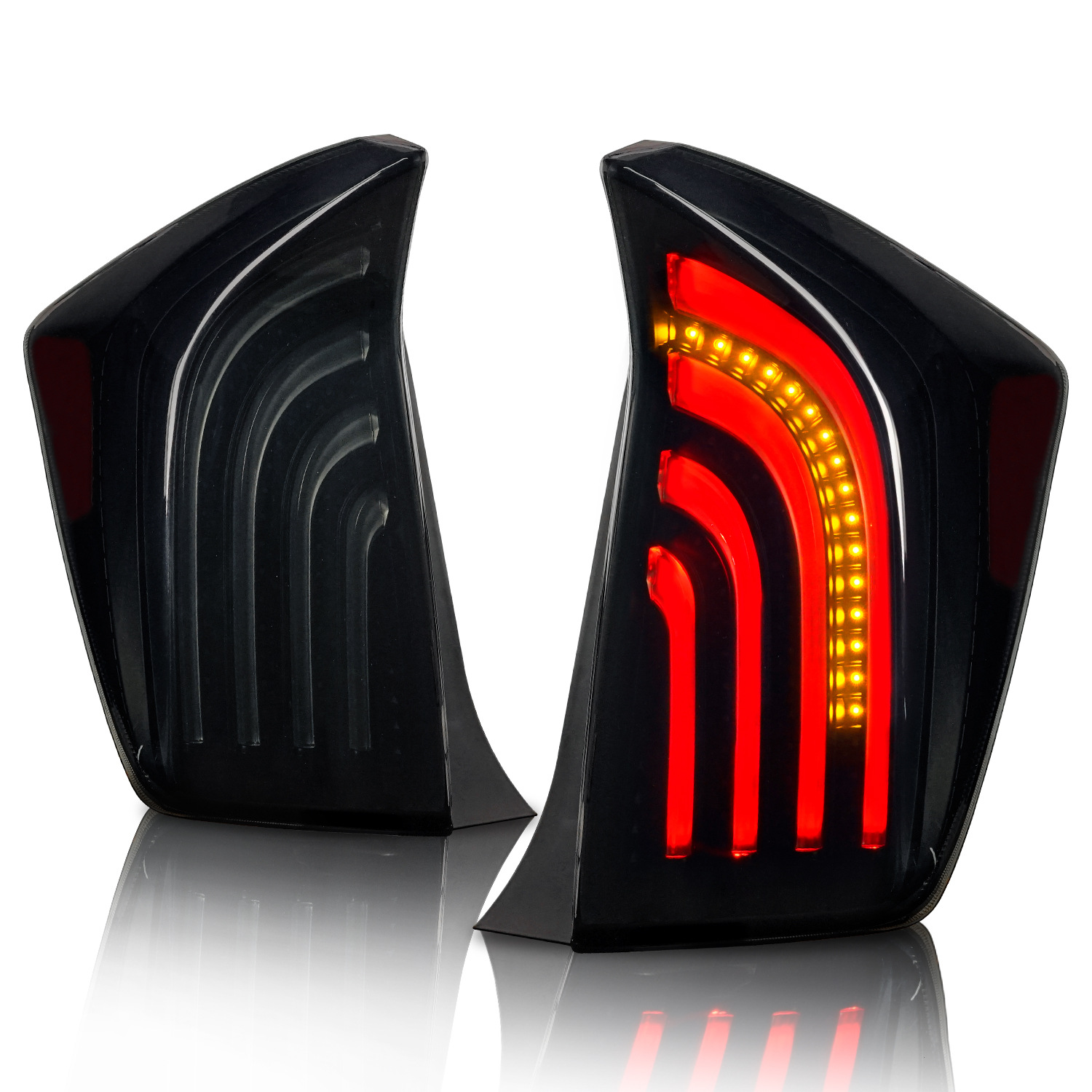 LED Rear Reverse Taillights For Toyota PRIUS 20 10-20 15 Modified Brake Signal Lamp Car Taillights Accessories