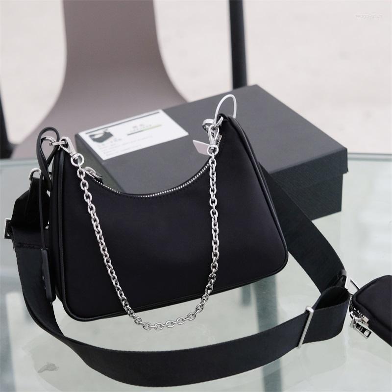 Evening Bags Women's Shoulder Bag With Box Three -in -one Crossbody Handbag Nylon Underarm Women
Evening Bags Women's Shoulder Bag With Box Three -in -one Crossbody Handbag Nylon Underarm Women