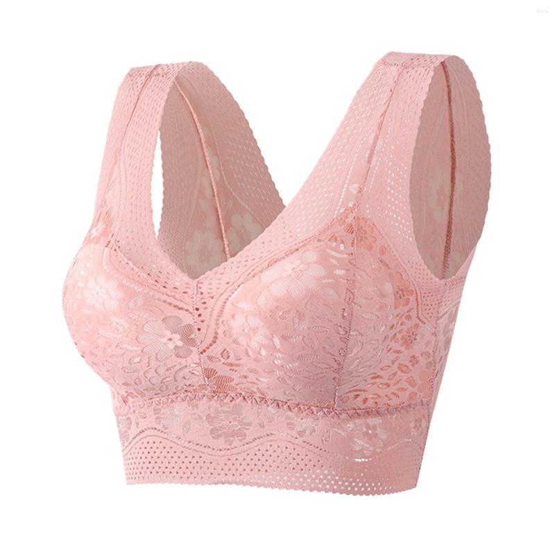 Bras Women Seamless Wide Shoulder Ice Silk Bra Unwired Lingerie Lace Floral Padded Slim Fit Sports, Khaki
Bras Women Seamless Wide Shoulder Ice Silk Bra Unwired Lingerie Lace Floral Padded Slim Fit Sports, Khaki
