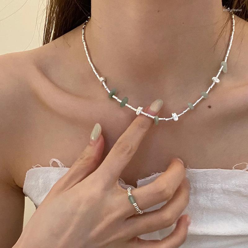 Choker Design Handmade Green Natural Stone Gemstone Necklace Aesthetic Wholesale Jewelry Gift
Choker Design Handmade Green Natural Stone Gemstone Necklace Aesthetic Wholesale Jewelry Gift