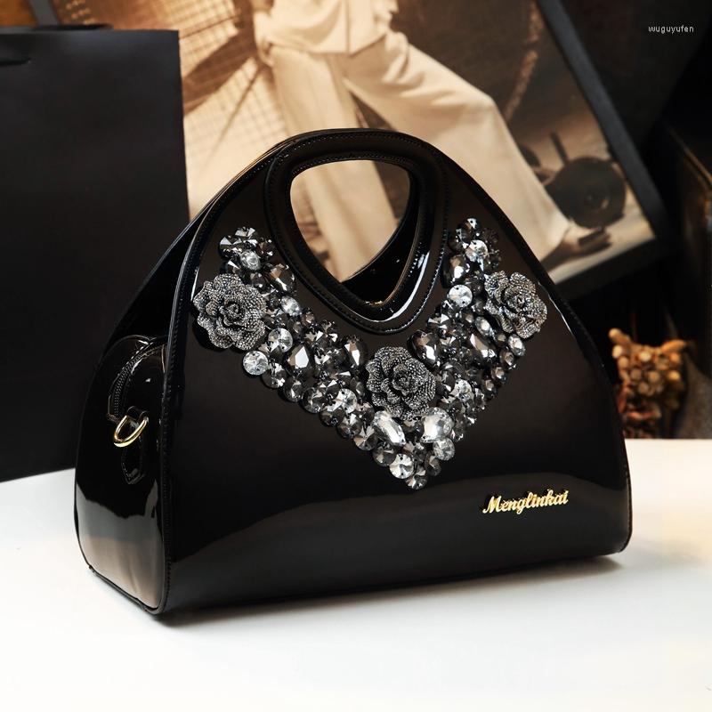 Evening Bags Temperament Handbag With Diamond Dumplings High-end Versatile Mother Tote Bag Patent Leather Messenger, Small1
Evening Bags Temperament Handbag With Diamond Dumplings High-end Versatile Mother Tote Bag Patent Leather Messenger, Small1