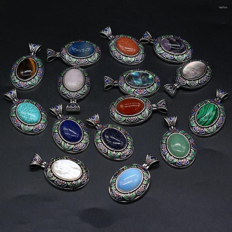 Pendant Necklaces Necklace Natural Stone Cloisonnes Charms For Jewelry Making DIY Anklet Accessory
Pendant Necklaces Necklace Natural Stone Cloisonnes Charms For Jewelry Making DIY Anklet Accessory