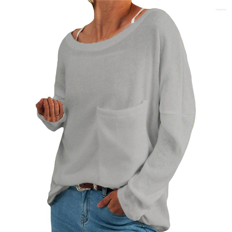 Women' Blouses Womens Tops And Female Knitwear Solid Color Round Neck Long Sleeve Knitted Sweater Pullover For Women Plus Size, As photo shows
Women' Blouses Womens Tops And Female Knitwear Solid Color Round Neck Long Sleeve Knitted Sweater Pullover For Women Plus Size, As photo shows