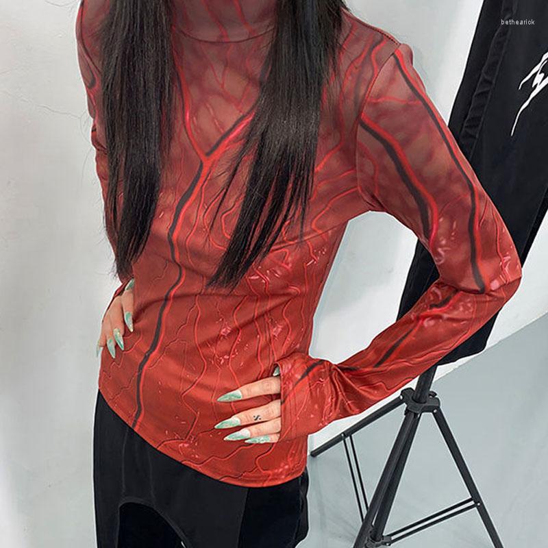 Women' T Shirts QWEEK Trashy Y2k T-shirt Women Long Sleeve Vintage Streetwear Harajuku Mesh Top Tshirt Gothic Aesthetic Hippie Korean, Red
Women' T Shirts QWEEK Trashy Y2k T-shirt Women Long Sleeve Vintage Streetwear Harajuku Mesh Top Tshirt Gothic Aesthetic Hippie Korean, Red