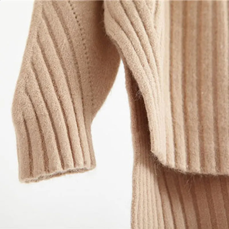 Women's Sweaters Mock Neck Solid Basic Viscose Soft Slim Knitted Sweaters Women Long Sleeve Korean Fashion Chic Pullover Sweater Woman Winter 231