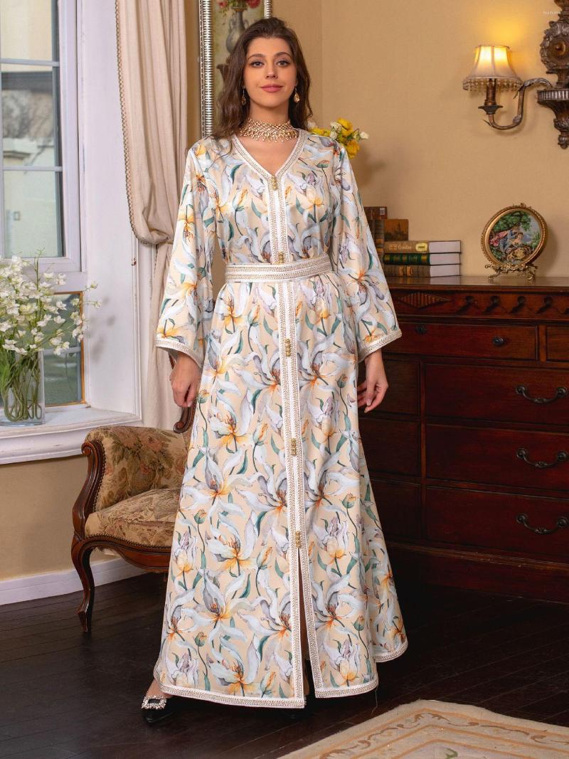 Ethnic Clothing Diamond Beading Silky Muslim Dress Djellaba Robe Sets Abaya Syari Female Evening Gown Worship Service Abayas WY1351
Ethnic Clothing Diamond Beading Silky Muslim Dress Djellaba Robe Sets Abaya Syari Female Evening Gown Worship Service Abayas WY1351