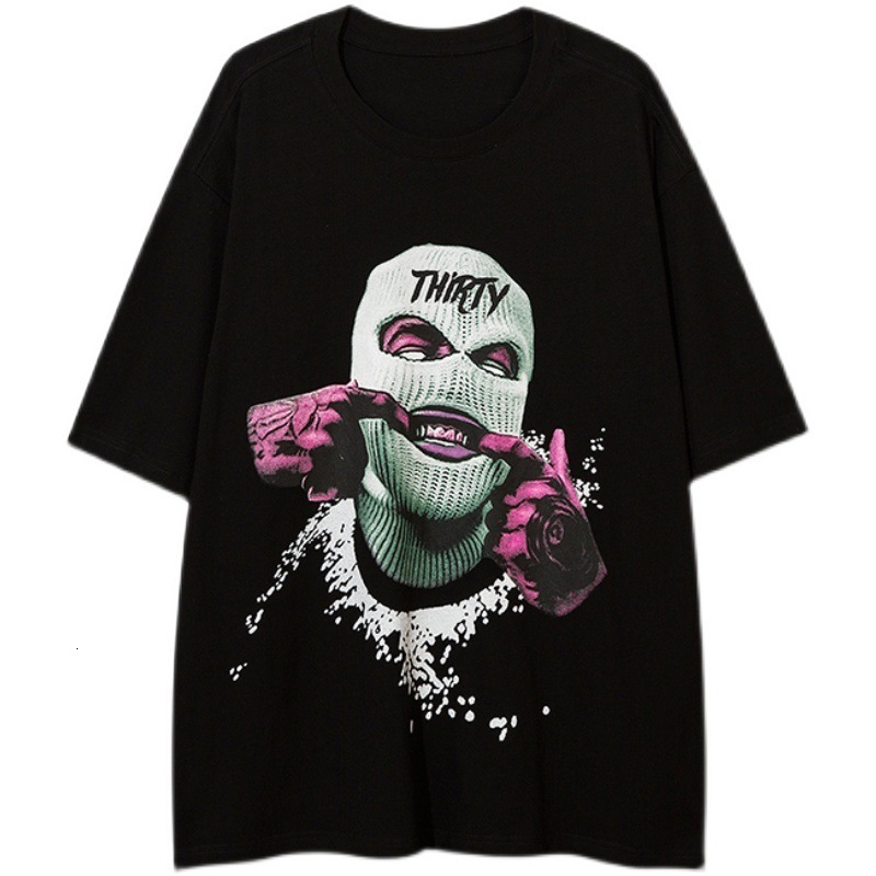 Mens TShirts Tshirt mens ins West hip hop hiphop handsome fried street five points short grapefruit male and female 230419
Mens TShirts Tshirt mens ins West hip hop hiphop handsome fried street five points short grapefruit male and female 230419