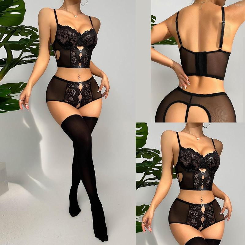 Women' Panties Women' Fun Underwear Lace Mesh Sexy See Through Shaping Bra Set With Stockings Rhinestone Lingerie For Women, Black
Women' Panties Women' Fun Underwear Lace Mesh Sexy See Through Shaping Bra Set With Stockings Rhinestone Lingerie For Women, Black