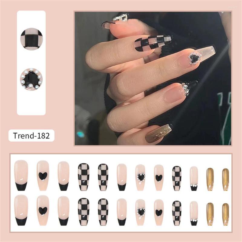 False Nails 19 Colors Fake Short Art Nail Tips Press Stick On With Designs Full Cover Artificial Pink Wearable Manicure Patches, 15
False Nails 19 Colors Fake Short Art Nail Tips Press Stick On With Designs Full Cover Artificial Pink Wearable Manicure Patches, 15