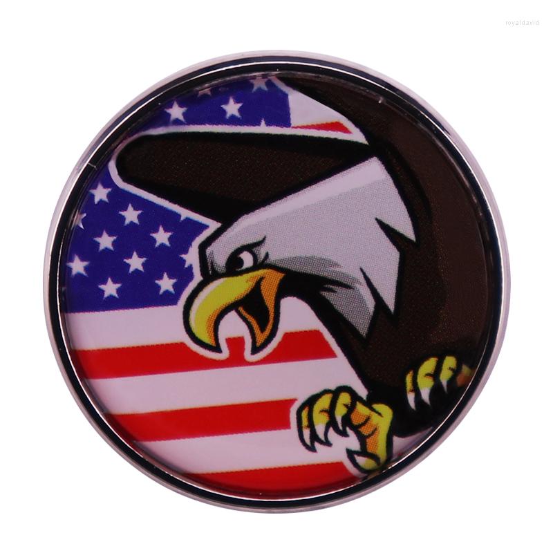 Brooches American Flag Bald Eagle Badge USA Symbol Enamel Pins Fashion Jewelry Accessories
Brooches American Flag Bald Eagle Badge USA Symbol Enamel Pins Fashion Jewelry Accessories