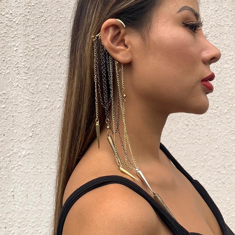 Backs Earrings Tassel Pendant Clip For Women Unique Long Vintage No Piercing Fake Cartilage Earring Goth Jewelry Accessories
Backs Earrings Tassel Pendant Clip For Women Unique Long Vintage No Piercing Fake Cartilage Earring Goth Jewelry Accessories