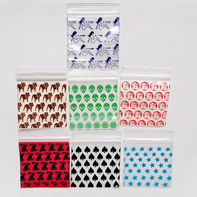 Small Reusable Ziplock Bags Mini Zip Lock Bags Plastic Zip Bags Transparent Plastic Bag 5x6cm Tiny Ziplock Bags Reclosable Mini Poly Bags for Jewelry 