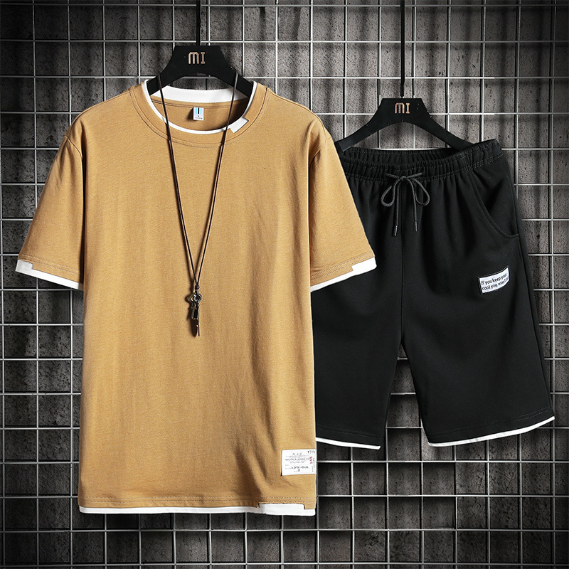 Mens Tracksuits Tracksuits Men T Shirts Summer Gyms Spring TshirtsShorts Casual Mens Track Suit Sportswear Fitness Male Clothes Sets 230419, Ntz006apricot
Mens Tracksuits Tracksuits Men T Shirts Summer Gyms Spring TshirtsShorts Casual Mens Track Suit Sportswear Fitness Male Clothes Sets 230419, Ntz006apricot