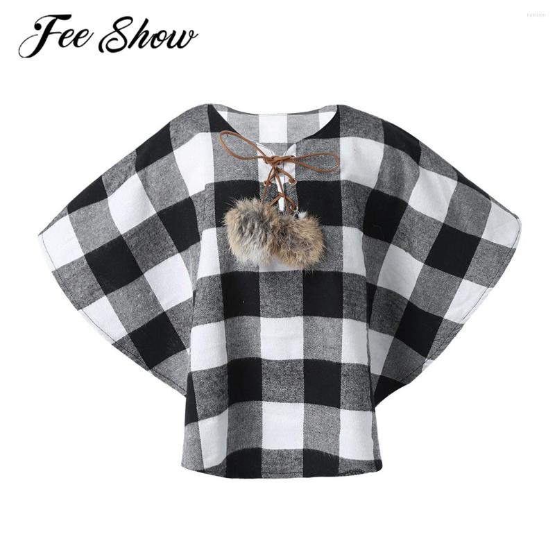 Jackets Spring Autumn Children Outerwear Girls Cute Plaid Pompom Princess Cape Cloak Kids Clothing Toddler Baby Girl Wrap Coat, White black
Jackets Spring Autumn Children Outerwear Girls Cute Plaid Pompom Princess Cape Cloak Kids Clothing Toddler Baby Girl Wrap Coat, White black