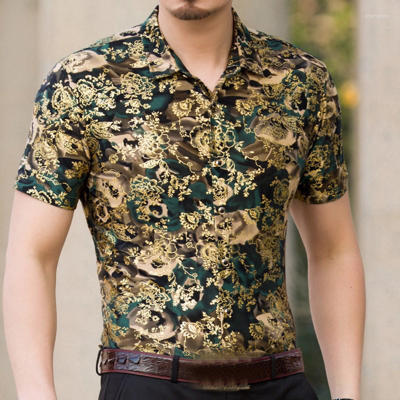 Men's Casual Shirts Summer Gilded Printed Noble Men Hawaiian Soft Thin Slim Quick Dry Luxury Short Sleeve Beach Shirt Lapels Top Homme, Red
Men's Casual Shirts Summer Gilded Printed Noble Men Hawaiian Soft Thin Slim Quick Dry Luxury Short Sleeve Beach Shirt Lapels Top Homme, Red